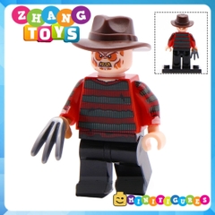 Xếp hình Halloween Michael Myers Ghostface Draven Jigsaw Jason Chucky Beetlejuice Freddy Kruger Lego Minifigures WM6075
