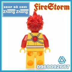 Xếp hình Fire Storm Siêu anh hùng DC Comics Lego Minifigures Koruit Wm400