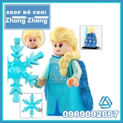 Xếp hình Nữ Hoàng băng giá Frozen Elsa Anna Mascot - Dude - Hula Lula - Lucy Candy Rapper Kitty Lego Minifigures WM6067