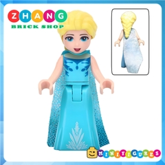 Xếp hình Elsa - Anna - Ariel - Aurora - Maleficent - Ursula - Prince Eric Lego Minifigures Lele F018 025