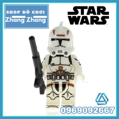 Đồ chơi xếp hình Star Wars Stormtrooper Special Forces First Order Trooper Minifigures POGO PG8097