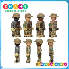 Xếp hình thủy quân lục chiến Mỹ United States Marine Corps Modern War Lego Minifigures Decool 308 311