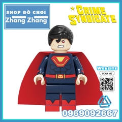 Xếp hình DC's Crime Syndicate Grid Power Ring Johnny Quick Superwoman Ultra Man Deathstorm Lego Minifigures Kopf KF6104