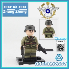 Đồ chơi Xếp hình Lính Trung hoa dân quốc thế chiến 2 WW-II Lego Minifigures JC001 - 004