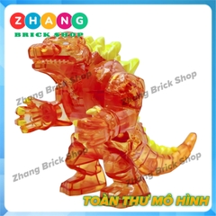 [13cm] Xếp hình Red Lotus Godzilla Đế vương bất tử siêu to Lego Minifigures GXL047