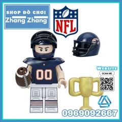Đồ chơi xếp hình Cầu thủ bóng bầu dục Mỹ Batch of NFL Minifigures Kopf KF6139