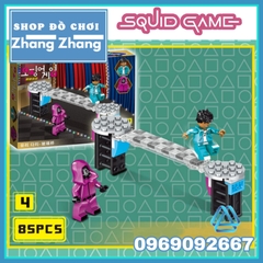 Đồ chơi xếp hình trò chơi con mực Squid Game Minifigures 82323