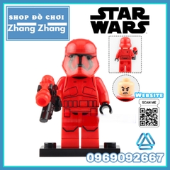 Xếp hình Star Wars Mandalorian and Rise of Skywalker Dameron Mando Sith Trooper Cara Dune Raider Lego Minifigures G0001