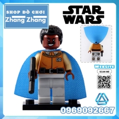Xếp hình Star Wars Snowtrooper - Admiral - Fortuna - Han Solo - Lando - Stass - Jar Binks Lego Minifigures Pogo PG8050