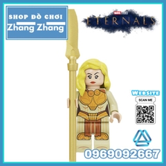 Đồ chơi xếp hình Eternals gồm Ikaris Thena Gilgamesh - Makkari Ajak Kingo - Sersi Phastos Druig Minifigures Kopf E0101