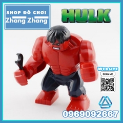 Xếp hình Hulk Bigfigures Siêu anh hùng Marvel Avengers Endgame Lego Minifigures Decool 0145