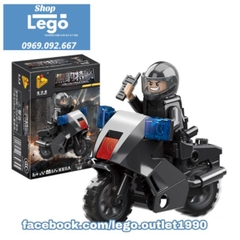 Xếp hình cảnh sát đặc nhiệm SWAT S.A.S (9 mẫu) Lego minifigures KAZI 653001