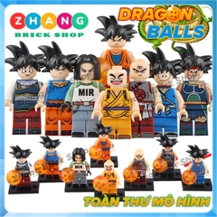 Xếp hình Dragon Ball Goku - Android 17 - Tien Shinhan - Krillin - Bardock Lego Minifigures Koruit KT1009
