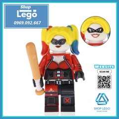 Xếp hình Dare Devil Deadshot Harley Quinn Robin Spider man Wonder Woman Joker Lego Minifigures POGO pg8196