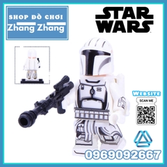 Xếp hình Star Wars lính Mandalorians tinh nhuệ mới nhất 2020 Lego Minifigures WM6085