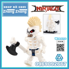 Xếp hình Ninjago đại chiến tộc rắn và bạch cốt tinh tộc Lego Minifigures LELE A098 105