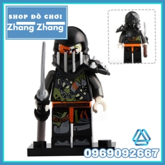 Xếp hình Ninjago Skylor - Jay - Jet Jack - Kai - Zane- Skullbreaker- Muzzle - Cole Lego Minifigures Lele A017 024