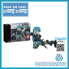 Đồ chơi Xếp hình lực lượng Thủy Quân lục chiến Navy Military Lego Minifigures Tbstoys Tbs53-58