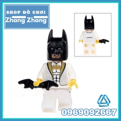 Xếp hình Batman - Alfred - Robin - Catwoman - Gordon - King Tut - Harley Quinn - Joker Lego Minifigures POGO PG8074