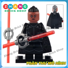 Đồ chơi xếp hình Star Wars Darth Maul Fifth Brother Reva Ben Kenobi Anakin Skywalker Vader Minifigures Koruit KT1059