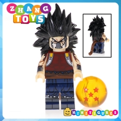Xếp hình 7 viên ngọc rồng Dragon Ball Gogeta Goku Vegeta Gohan Cumber Tapion Mira Lego Minifigures Kopf KF6069