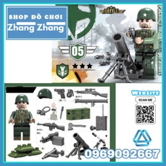 Xếp hình Cuộc chiến Liên Triều Bộ binh Mỹ Lego Minifigures No.71020