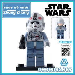 Xếp hình Star Wars Rebel - Imperial - Lor San Tekka - Stormtrooper - Tusken - AT-AT Lego Minifigures Lele C001 008