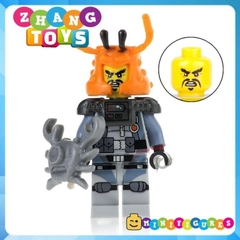 Đồ chơi Xếp hình Ninjago Jungle Garmadon Great White - Puffer Crusty - Angler Jelly Hammer Head Minifigures POGO PG8077
