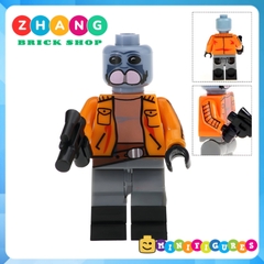 Xếp hình Zander - Ponda Baba - Anakin - Leia - Obi-Wan - Rebel Pilot - Mon Mothma Lego Minifigures Xinh X0144