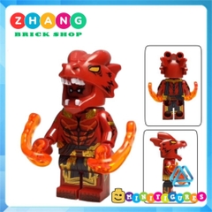 Đồ chơi xếp hình Black Adam Hawkman Atom Doctor Fate Isis Cyclone Sabbac Minifigures Kopf KF6177