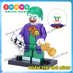 Mô hình nhân vật Gã hề Joker Clown trong người dơi Batman Decool 0289 0294 Zhang Brick Shop