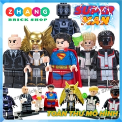 Đồ chơi lắp ráp siêu nhân Super Man - Lex Luther - Ultraman- Mr Terrific - Hawkgirl Minifigures Zhang G0139