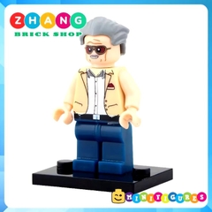 Xếp hình Spider-Man Scorpion Sandman Kraven Hobgoblin Stan Lee Captain American Lego Minifigures POGO PG8017