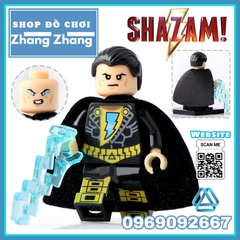 Xếp hình Flash & Shazam Green Lantern Fire Storm - Black Adam - Lobo - Scarecrow DC Comics Lego Minifigures Xinh X0153