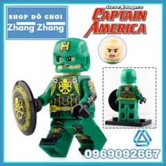 Xếp hình Captain America tuyển tập mới nhất Lego Minifigures Koruit KT1031