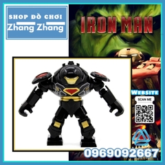 Xếp hình Black anti - Hulkbuster Heavy Iron man Siêu anh hùng Marvel  Avengers Bigfigures Lego Minifigures Decool 0313