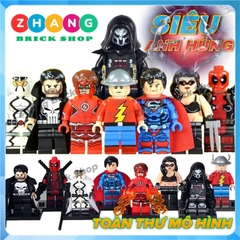 Xếp hình The Flash Deadpool Punisher Laura X23 Fantomex Reaper Jay Garrick Super-man Lego Minifigures POGO PG8063
