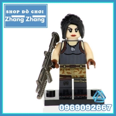 Đồ chơi Xếp hình For Teite Jonesy - Fortnite Ninja Dark Voyar - Skull Trooper Minifigures Kopf KF6038