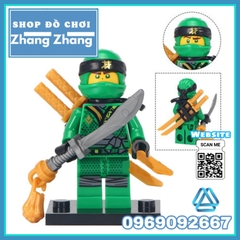 Xếp hình Ninjago Master Spinjitzu Harumi Samurai X Lego Minifigures LELE A001-008