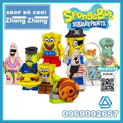 Đồ chơi xếp hình bọt biển tinh nghịch Spongebob Squarepants Minifigues FL1002