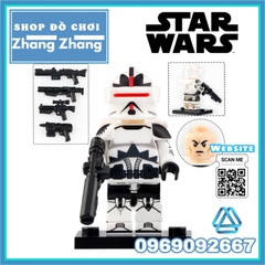 Đồ chơi xếp hình Star Wars gồm Ahsoka's Clone Trooper Minifigures Xinh X0303
