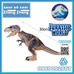 Xếp hình Công viên Khủng long Jurassic World 2 Park Dinosaurs Tyrannosaurus Rex Indoraptor Lego Minifigures Koruit Xp234