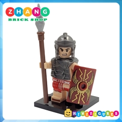 Xếp hình lính bộ binh Roman Rome La mã Gladiators Khiên và giáo Lego Minifigures xinh xh648 x0164