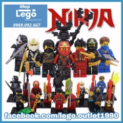 Xếp hình Ninjago: Master Of Spinjitsu Kai Cole Zane Cryptor Garmadon Jay Lego Minifigures Xinh X043-050