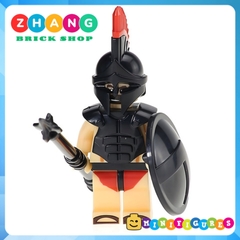 Xếp hình binh đoàn Sparta bóng tối hùng mạnh nhất thế giới Spartacus Gladiator Lego Minifigures Xinh X0164 Xh644