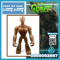 Xếp hình Groot Guardian of the Galaxy Siêu anh hùng Marvel Bigfigures Lego Minifigures Decool 0198