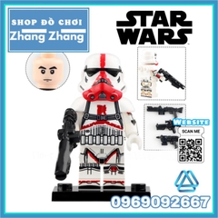 Đồ chơi xếp hình Star Wars gồm Stormtrooper - Sabine Wren - Wrecker Crosshair Vizla Minifigures Xinh X0307