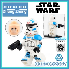 Xếp hình Star Wars Legion Coruscant Guard - Jesse - Imperial Stormtrooper Lego Minifigures Koruit KT1042