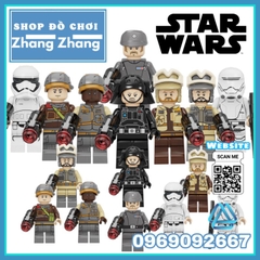 Đồ chơi xếp hình Star Wars Storm Trooper - Rebel Trooper First Order Flametrooper Minifigures POGO PG8290