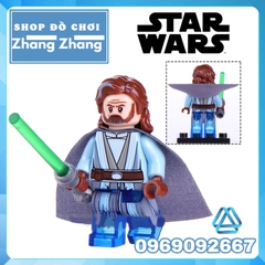 Xếp hình Star Wars C-3PO  - Ben Skywalker - Tarfful - Han Solo - Paz Vizla - Palpatine - Obi-wan Lego Minifigures WM6091
